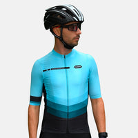 maillot cycliste agility bleu