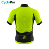 maillot cycliste fluo DOS