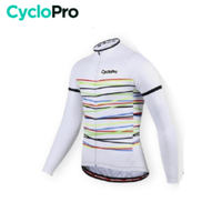 Traje de ciclismo de invierno blanco - Happy+ - Destockage