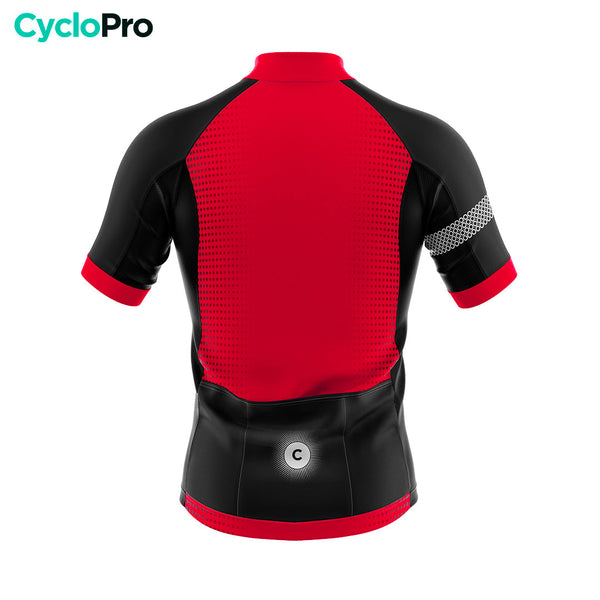 Atuendo de ciclismo de verano rojo - colección Eklïps - Destockage