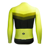 maillot long cycliste agility jaune 2