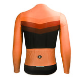 maillot long cycliste agility orange 2