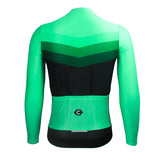 maillot long cycliste agility vert 5