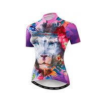 MAILLOT MANCHE COURTE FEMME - QUIET LION GT-Cycle Outdoor Store L 