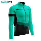 Jersey de ciclismo de invierno turquesa - Agilidad