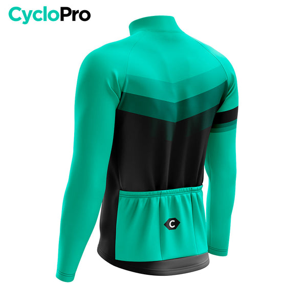 Jersey de ciclismo de invierno turquesa - Agilidad