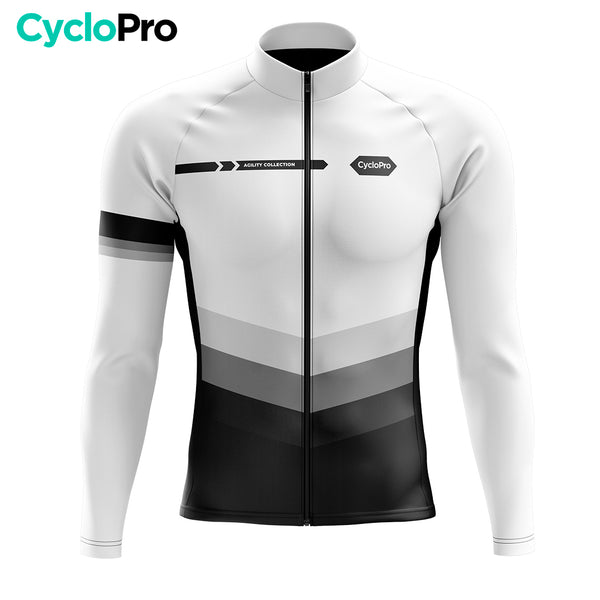 Traje de ciclismo de invierno blanco - Agilidad