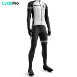 Traje de ciclismo de invierno blanco - Eklïps