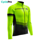 Fluo Yellow Winter Cycling Outfit - Agilidad