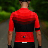 maillot cycliste rouge agility 5