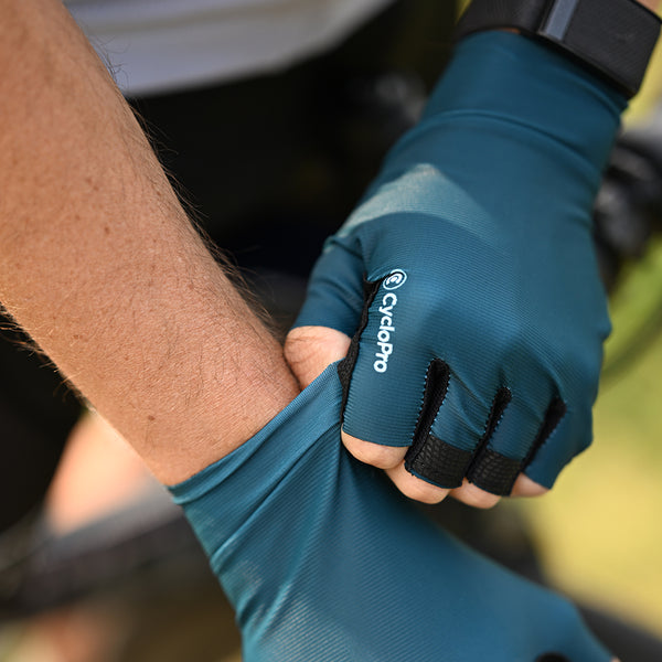 mitaines velo infinity turquoise 1