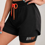 short running femme noir