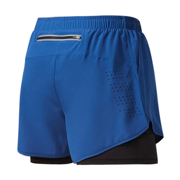 short running homme bleu