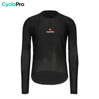 sous maillot velo manches longues noir