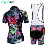 tenue cyclisme ete femme flower sans bretelles dos