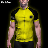 Paquete de Eklïps amarillo de verano completo - Traje de ciclismo + Mittens + Socks + Gafas