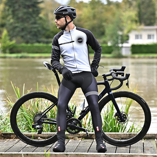 tenue cyclisme hiver blanche eklips 4