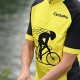 tenue cyclisme homme ultrasecure jaune 2