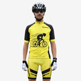 tenue cyclisme homme ultrasecure jaune ok