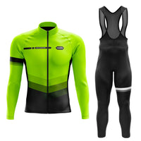 Fluo Yellow Winter Cycling Outfit - Agilidad