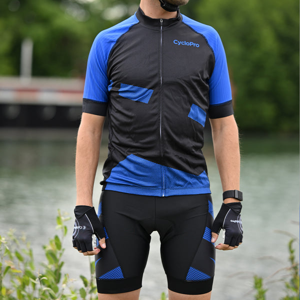 tenue cyclisme practical homme bleu 6