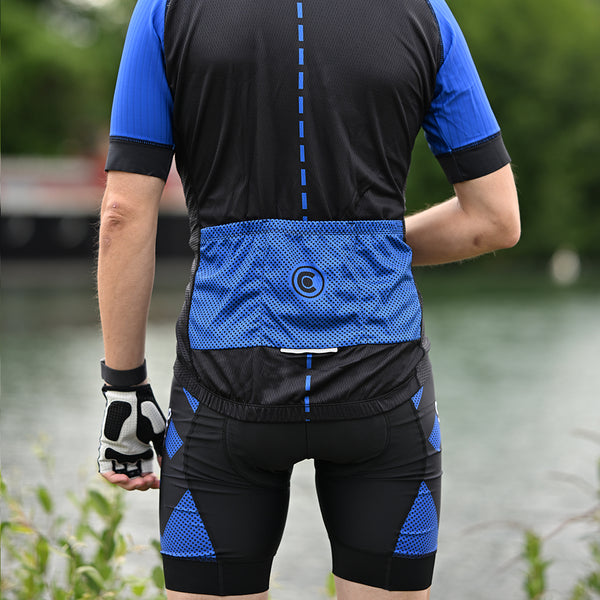 tenue cyclisme practical homme bleu 7