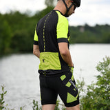 tenue cyclisme practical homme jaune 3