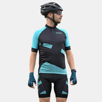 tenue cyclisme practical homme turquoise ok
