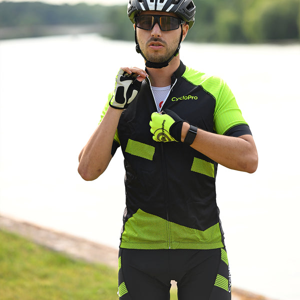 tenue cyclisme practical homme vert clair 2