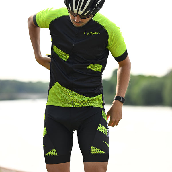 tenue cyclisme practical homme vert clair 5