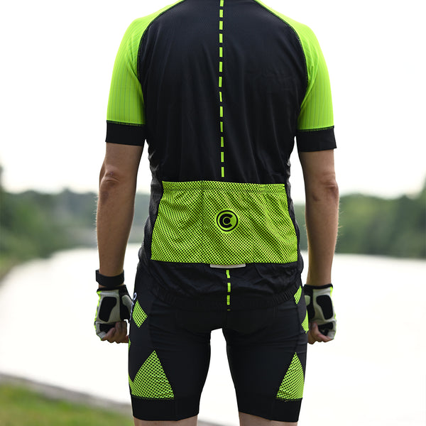 tenue cyclisme practical homme vert clair 7