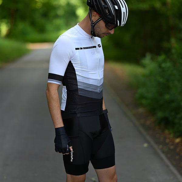 Tenue de cycliste blanche route et VTT - Agility