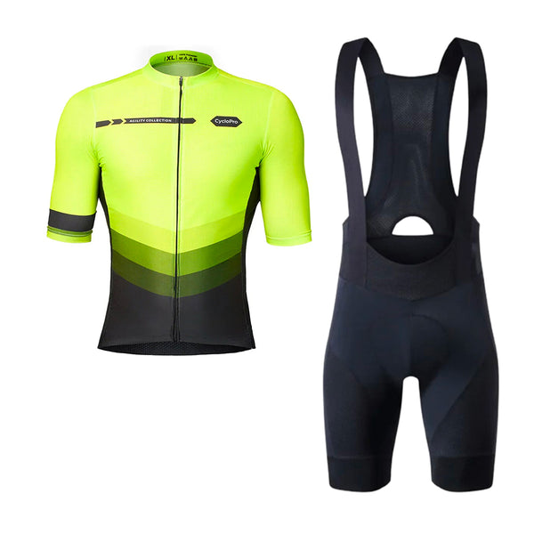 tenue cycliste adventure jaune fluo 3