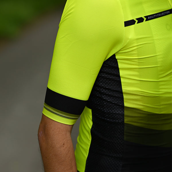 tenue cycliste adventure jaune fluo 6
