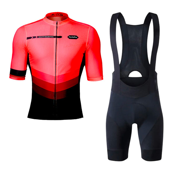 tenue cycliste adventure rouge
