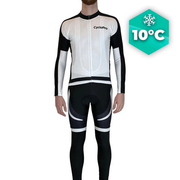 Tenue Cycliste Automne Blanc - Excellium Tenue de cyclisme automne homme GT-Cycle Outdoor Store Sans XL 