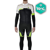 Tenue Cycliste Automne Blanche et Verte - Pro+ tenue de cyclisme automne GT-Cycle Outdoor Store Avec XS 