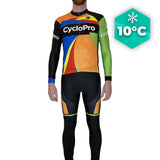 Tenue cycliste Automne multi-couleurs - Mosaïque+ Tenue de cyclisme automne homme GT-Cycle Outdoor Store Avec XS 