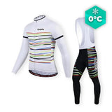 TENUE CYCLISTE HIVER BLANCHE - HAPPY+ tenue de cyclisme CycloPro Avec XS 