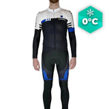 Tenue cycliste hiver Bleue et blanche - Pro+ tenue de cyclisme hiver GT-Cycle Outdoor Store Sans 3XL 
