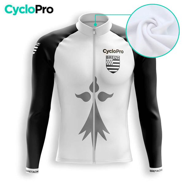 Jersey de ciclismo largo - Invierno - Brittany