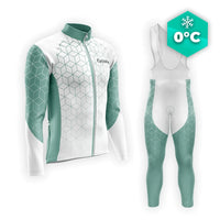 TENUE CYCLISTE HIVER HOMME VERT - CUBIC+ tenue cyclisme homme CycloPro XS 