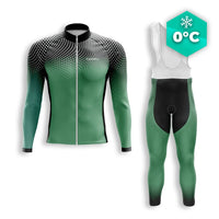 TENUE CYCLISTE HIVER HOMME VERTE - DIMENSION+ tenue cyclisme homme CycloPro XS 