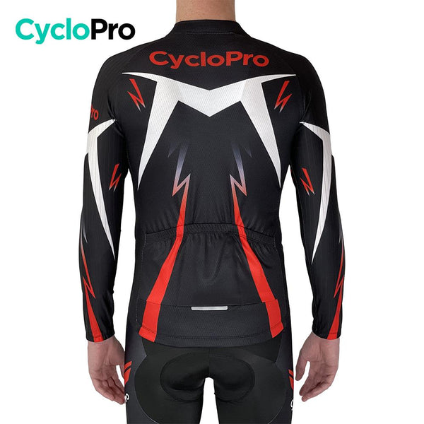 Tenue cycliste hiver Rouge - Confort+ - DESTOCKAGE tenue de cyclisme hiver GT-Cycle Outdoor Store 