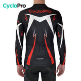 Tenue cycliste hiver Rouge - Confort+ - DESTOCKAGE tenue de cyclisme hiver GT-Cycle Outdoor Store 