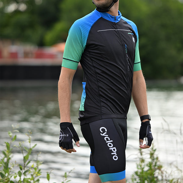 tenue cycliste homme azure 4