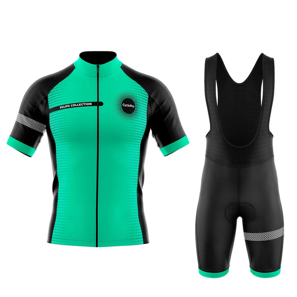 tenue cycliste ete eklips turquoise