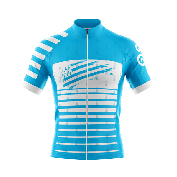 tenue de cyclisme bleu ciel bretagne 1