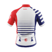 tenue de cyclisme bleu et rouge bretagne 2