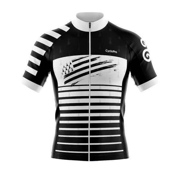 tenue de cyclisme noire et blanche bretagne 2